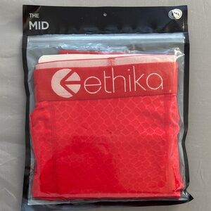 Ethika Bright Red Boxer Briefs Mens Size XXL MID